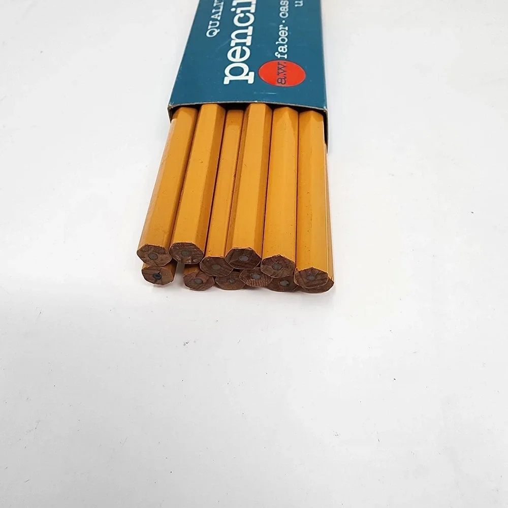 Vintage Faber Castell 210 No 2.5 Pencils Bonded Lead 12‎ Pack New Old Stock